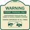 Signmission Permit Parking Only Unauthorized Vehicles Will Be Towed at Vehicle Owners Expense To, TG-1818-23309 A-DES-TG-1818-23309 - alternate 1